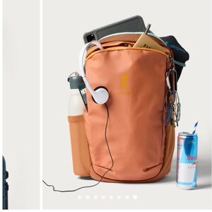 Cotopaxi Rust Backpack with Yellow Logo